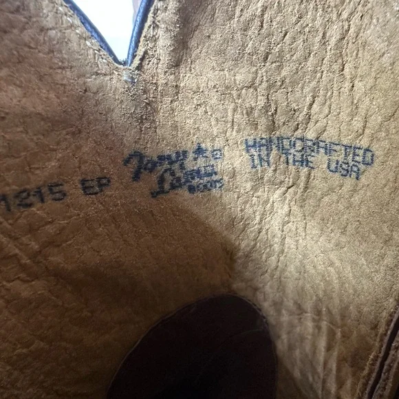 **SOLD**Tony Lama Men’s 10D Tan Leather Cowboy Boots Western Classic Handmade - Picture 9 of 9